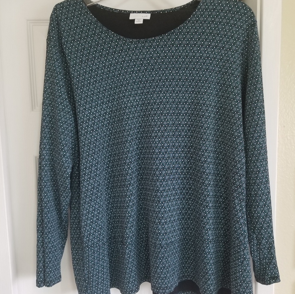 j.jill crew neck knit top